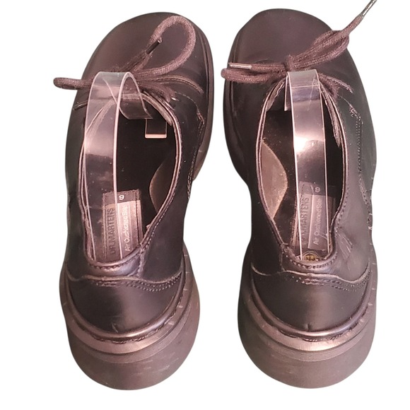 Dr. Martens 9264 Air Cushioned Sole Womens Shoes Black Leather Size 6 ENGLAND - Picture 6 of 15